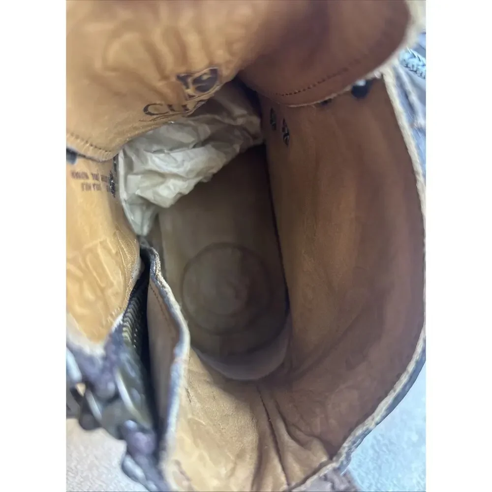 Cuadra Men Leather Boots - - Handmade by Cuadra Boots Size 7